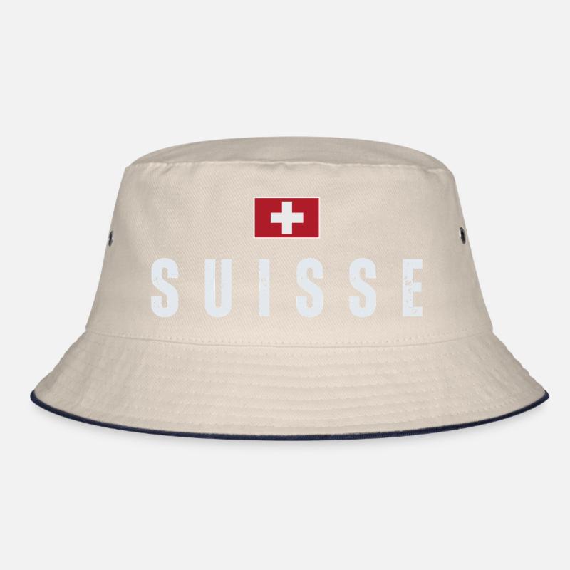 Flagge der Schweiz, Schweizer Stolz Bucket Hat