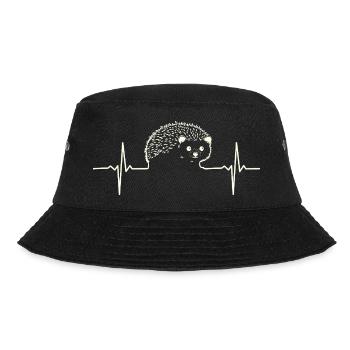 Ligne ECG Heartbeat Hedgehog - Bob - noir - Devant - Lela (165cm)