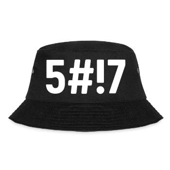 Shit Coded - Bucket Hat - black - Front - Lela (165cm)