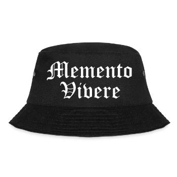 Memento Vivere - Bucket Hat - black - Front - Lela (165cm)