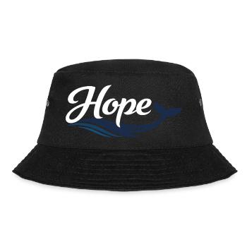 Hope Wal Typography - Bucket Hat - black - Front - Lela (165cm)