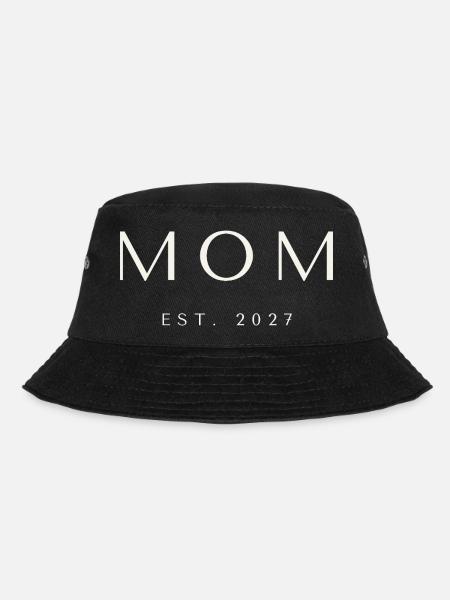 MOM Est. 2027 - Bucket Hat - black