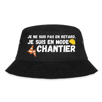Je suis en mode chantier - Bob - noir - Devant - Lela (165cm)