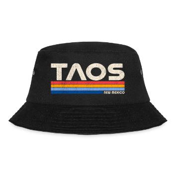 Taos - New Mexico - USA - Amerika - Ski Resort - Bucket Hat - Schwarz - Vorne