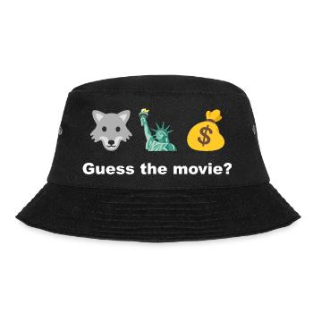 Rate mal, was der Film ist: Ikonische Hinweise - Bucket Hat - Schwarz - Vorne