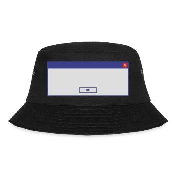 window_3colorok - Bucket Hat - Schwarz - Vorne - Lela (165cm)