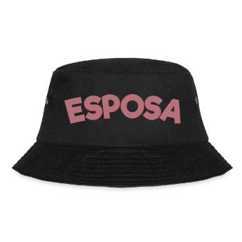 Esposa Cool Wife To Be Bride Couple Wedding Gift - Bucket Hat - black - Front - Lela (165cm)