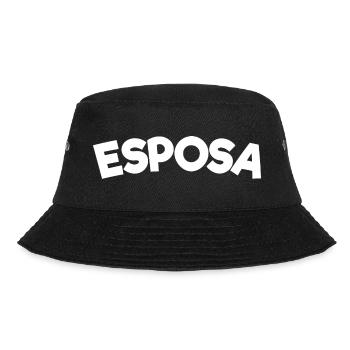Esposa Cool Wife To Be Bride Couple Wedding Gift - Bucket Hat - black - Front - Lela (165cm)