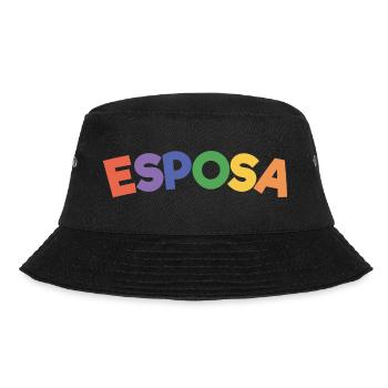 Esposa Cool Wife To Be Bride Couple Wedding Gift - Bucket Hat - black - Front - Lela (165cm)