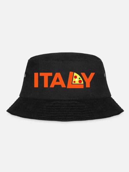 Italy - Bucket Hat - Schwarz