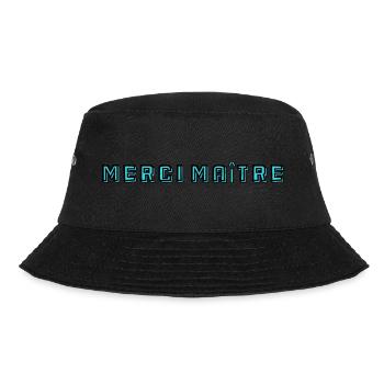 MEISTER. VIELEN DANK. DANKE, MEISTER. MEISTER. MEISTER-GESCHENK - Bucket Hat - Schwarz - Vorne - Lela (165cm)
