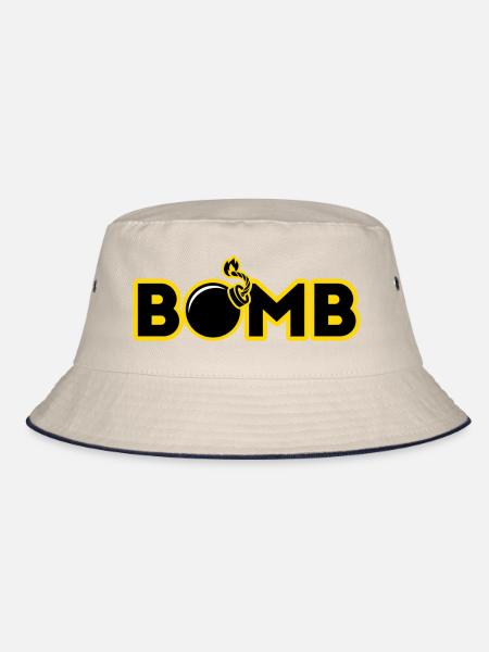 bombe - Bob - blanc cassé/bleu marine - Devant