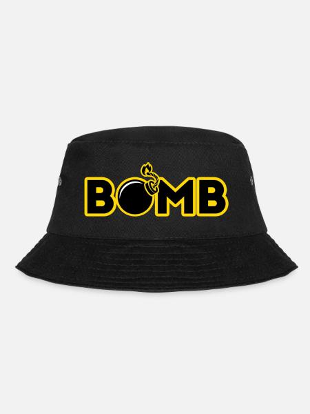 bomb - Bucket Hat - black