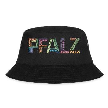 Pfalz Palz Pfälzer Dialekt Pfälzisch Schorle - Bucket Hat - Schwarz - Vorne - Lela (165cm)