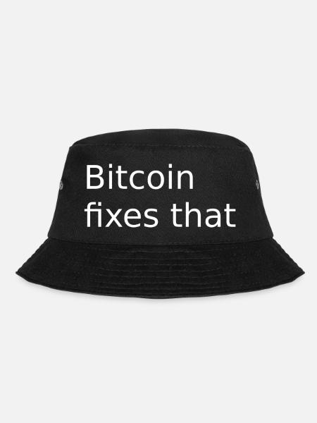 Bitcoin fix that! 1.0 TB Hommage - Bucket Hat - Schwarz