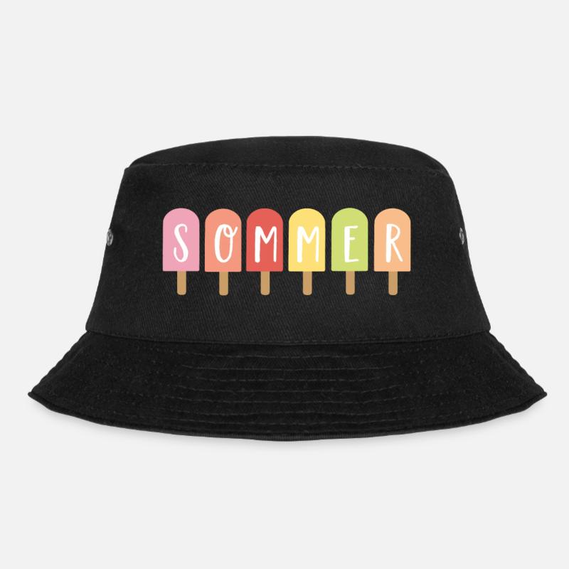 Sommer - Bucket Hat - Schwarz