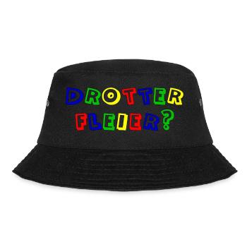 drotter fleier rand schwarz - Bucket Hat - Schwarz - Vorne - Lela (165cm)