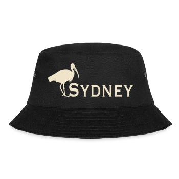 Bin Chicken Sydney - Bucket Hat - black - Front - Lela (165cm)