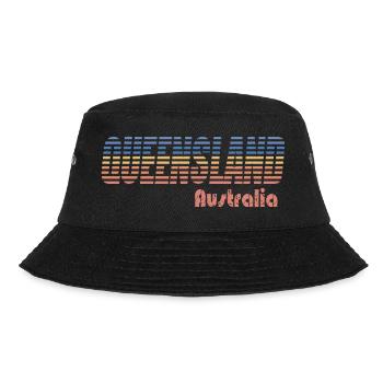 QUEENSLAND - Australia - Bucket Hat - black - Front - Lela (165cm)