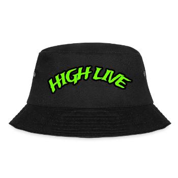 HIGH LIVE - Bucket Hat - Schwarz - Vorne - Lela (165cm)