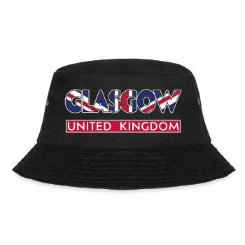 Glasgow - Vereinigtes Königreich - Bucket Hat - Schwarz - Vorne - Lela (165cm)