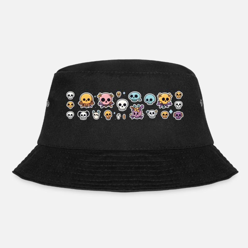 Skull - Bucket Hat - Schwarz