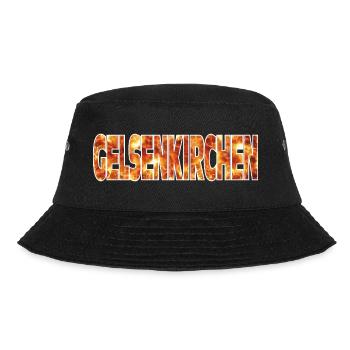 Gelsenkirchen - Bucket Hat - Schwarz - Vorne - Lela (165cm)