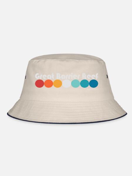 GREAT BARRIER REEF - Australia - Bucket Hat - Natur/Navy - Vorne