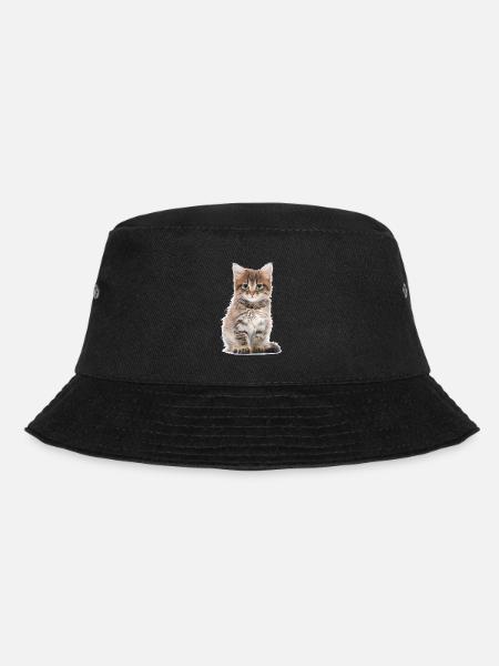 Katzenbaby - Bucket Hat - Schwarz