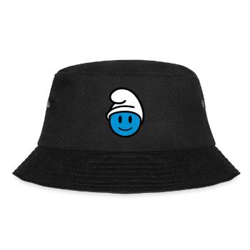 Smiley Strumpf Icon 3c - Bucket Hat - Schwarz - Vorne - Lela (165cm)