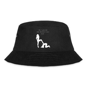 Königin - Bucket Hat - Schwarz - Vorne - Lela (165cm)