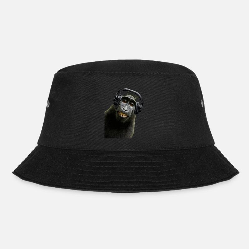 Tshirt musique de singe by customstyle - Bob - noir