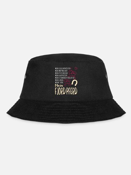 FJORD-PFERD - mein - Bucket Hat - Schwarz