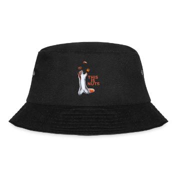 Funny squirrel juggles hazelnut talent - Bucket Hat - black - Front - Lela (165cm)