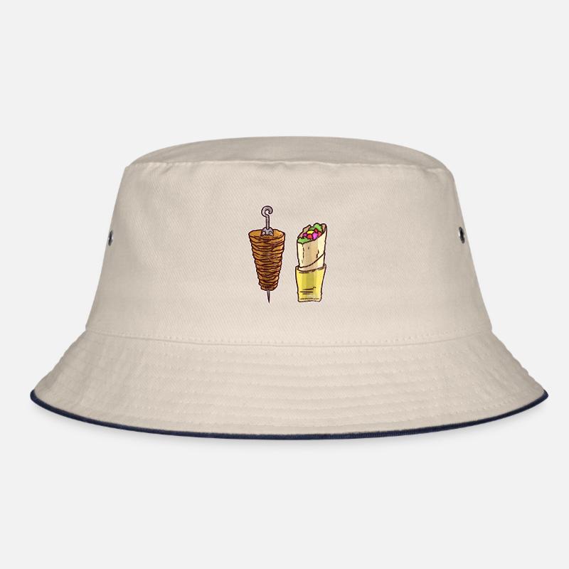Döner Kebab Restaurant Lebensmittel Geschenk Bucket Hat