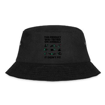 PRODUCT tested on Animals - Didn't Fit - Bucket Hat - black - Front - Lela (165cm)