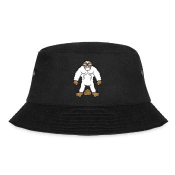 kacke haufen haeufchen gestank scheisse kot yeti m - Bucket Hat - Schwarz - Vorne - Lela (165cm)