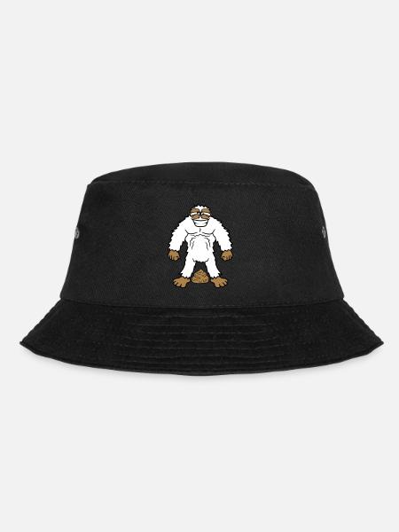 shit heap stink shit kot yeti m - Bucket Hat - black