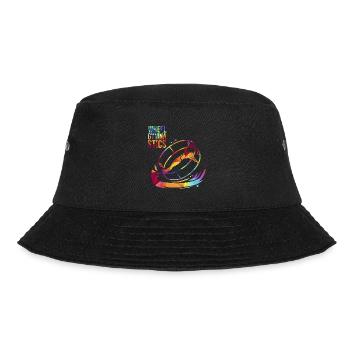 Gymnastics Turner Gift - Bucket Hat - black - Front - Lela (165cm)