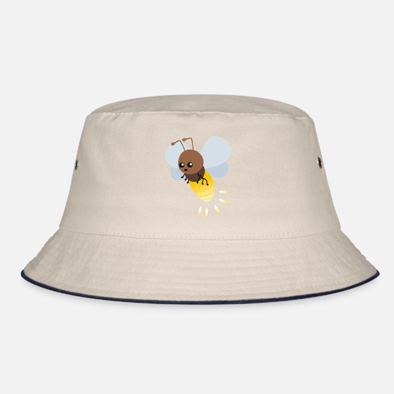 Nette Firefly-Karikatur Bucket Hat