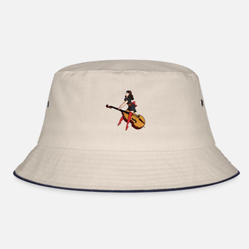 Kontrabass Mädchen Bucket Hat