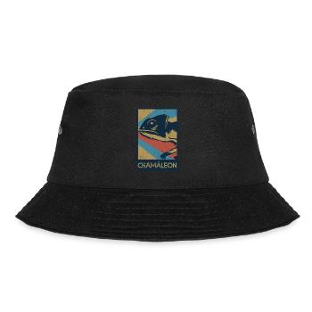 Chameleon gift - Bucket Hat - black - Front - Lela (165cm)
