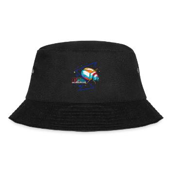Ladybug polygon gift - Bucket Hat - black - Front - Lela (165cm)