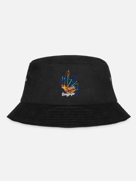Dudelsack Polygon - Bucket Hat - Schwarz