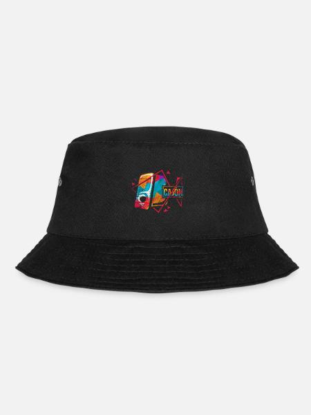 Cajón - Bucket Hat - Schwarz