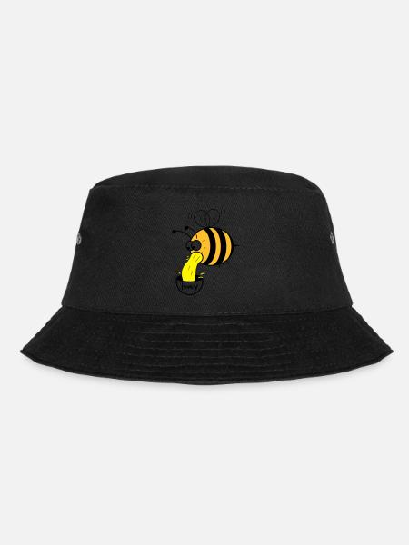 making of honey - bee :-) - Bucket Hat - black