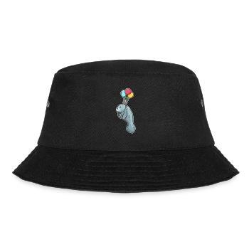 Seekuh - Bucket Hat - Schwarz - Vorne - Lela (165cm)