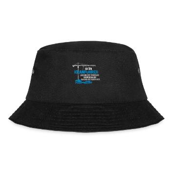 Crane operator gift - Bucket Hat - black - Front - Lela (165cm)