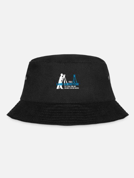 Landvermesser - Bucket Hat - Schwarz
