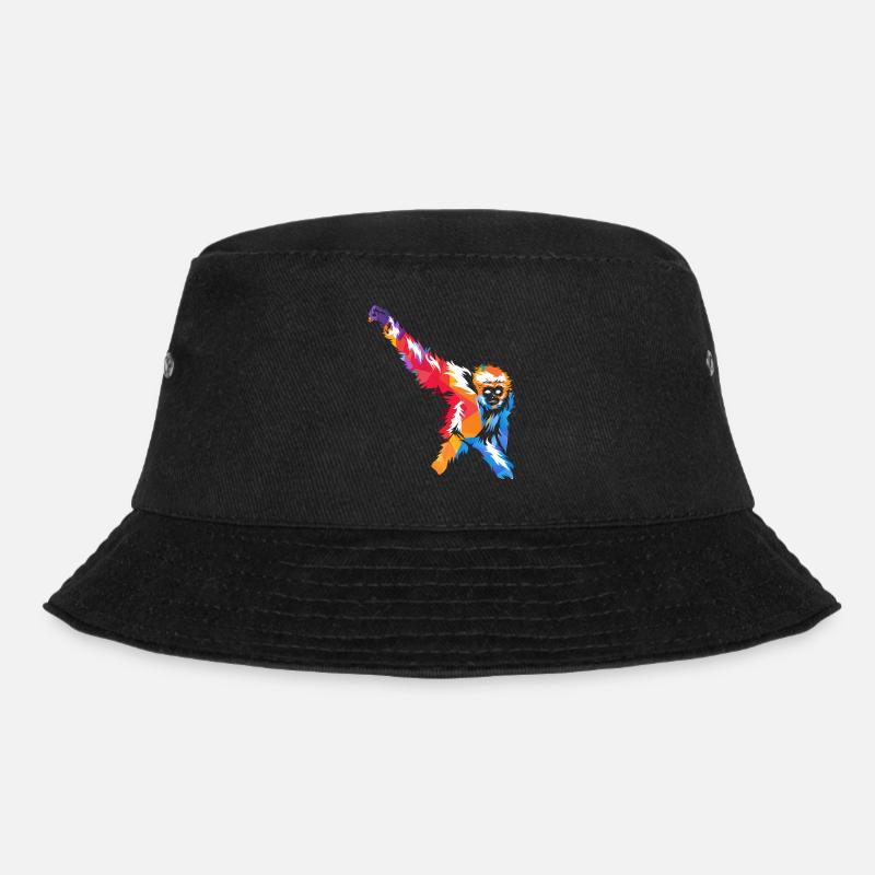 gibbon - Bucket Hat - black